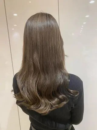 ロング カラー 🩵波巻き／ツイスパ HARU💎のヘアスタイル