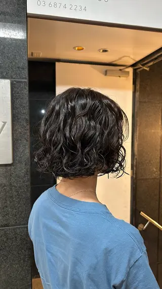 ショート パーマ 🌿ボブ パーマ高橋啓太🌿のヘアスタイル