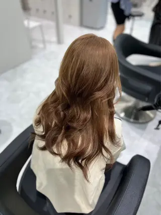 ロング カラー ヘアアレンジ 🫧原宿艶ワンカラー /ダブルカラー🫧のヘアスタイル