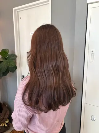 ロング カラー 暖色カラー／ ヘアセット🌛櫻井舞のヘアスタイル