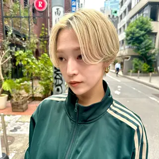 ショート 骨格診断で絶対可愛い ✨丸みショート✨凌弥のヘアスタイル