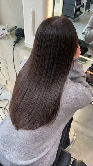 ロング ボブ/くびれボブ/ 髪質改善/Ru-kaのヘアスタイル