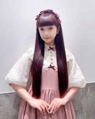 ロング カラー 💗ガーリーヘア🎀 saki💗のヘアスタイル