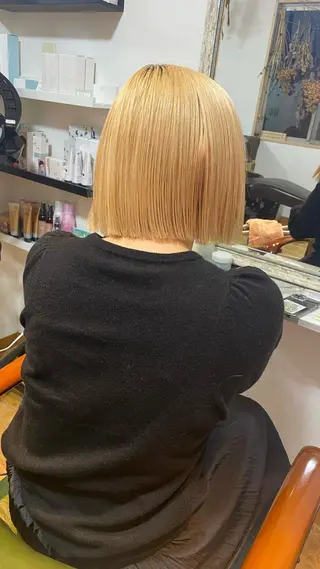 ショート RURI韓国ボブ 🇰🇷タッセルボブのヘアスタイル