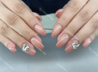 ネイル 神田 ココナッツのネイルデザイン