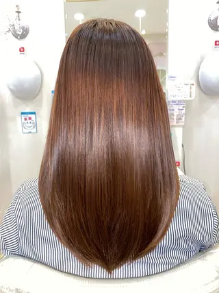 ロング カラー ダメージレス 桧山店長のヘアスタイル