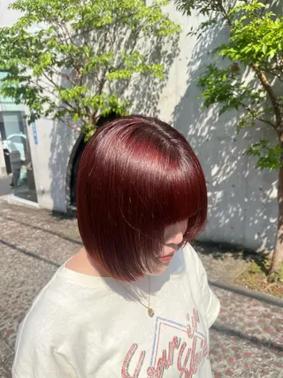 ショート カラー 松本優香/ボブ/ダ ブルカラー/髪質改善のヘアスタイル