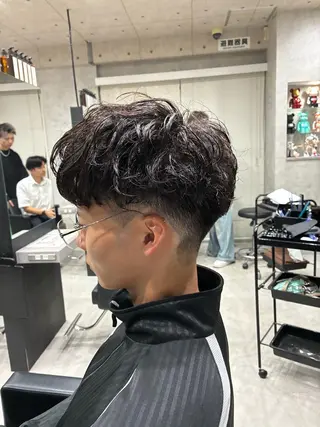 ショート メンズ メンズパーマ特化💈 髙木颯太💈のヘアスタイル