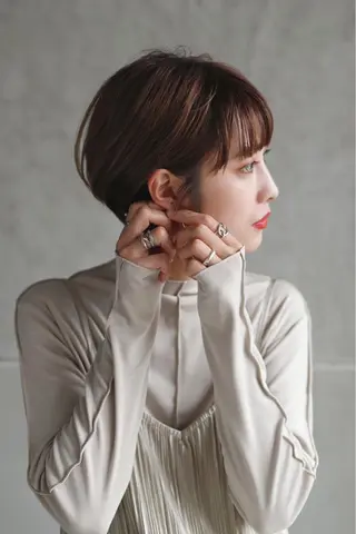 ショート 落合 妙佳のヘアスタイル
