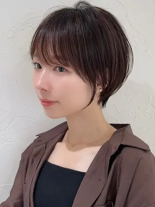 ショート 平日18時から空きご ざいます/千優のヘアスタイル