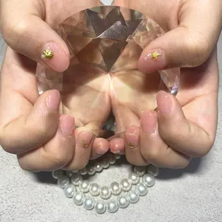 ネイル ゴテゴテ💙ワンホン リオナのネイルデザイン