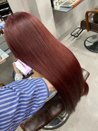 ロング カラー 宇佐美 柊のヘアスタイル