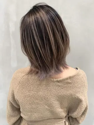 カラー パーマ ヘアアレンジ ITbyALBUM 下北沢店のヘアスタイル