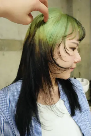 ロング カラー wewe: momoeのヘアスタイル