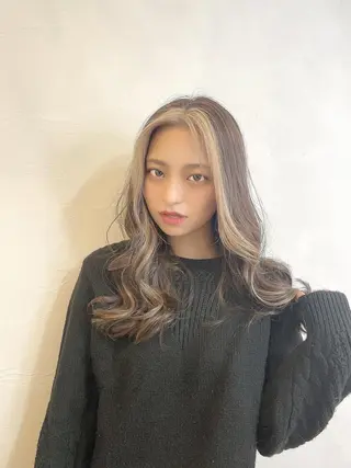 ロング カラー ANGELICA LABO 梅田店のヘアスタイル
