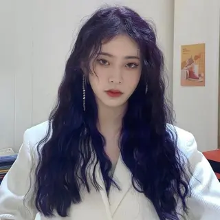 カラー nonoka オリーブ/グレージュのヘアスタイル