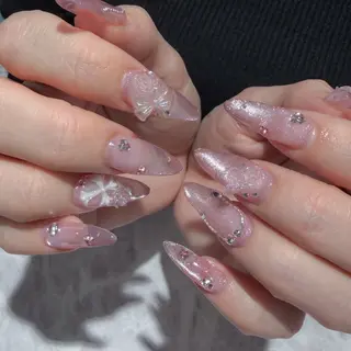 ネイル Nail Share Salon Mariris所属・ユカ‎𖤐nail 堺筋本町/心斎橋のネイルデザイン