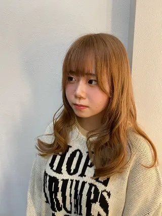 セミロング 内田 穂乃香のヘアスタイル