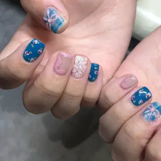 ネイル IROHA NAIL Kurumi🪽🫧のネイルデザイン