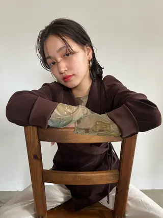 ミディアム 斎藤　柚姫 sibell🌿のヘアスタイル