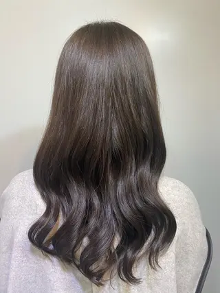 ロング ブリーチ毛対応酸性 ストレート🌈サキのヘアスタイル