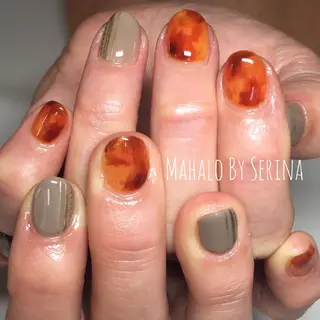 ショート カラー ネイル SUNNY BAE. SERINAのネイルデザイン