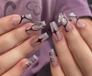 ネイル By moonネイル 🌷ワンホン/韓国風のネイルデザイン