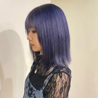 ミディアム カラー ブリーチなしベージュ カラー✨Takeのヘアスタイル
