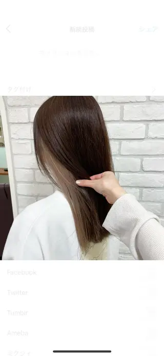 ロング カラー ダブルカラー/ レイヤー🍒齋藤 澪のヘアスタイル