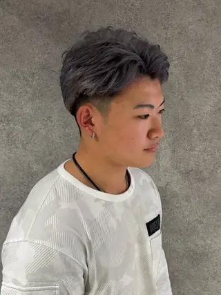 メンズ りんと/メンズ特化/ フェード×パーマのヘアスタイル