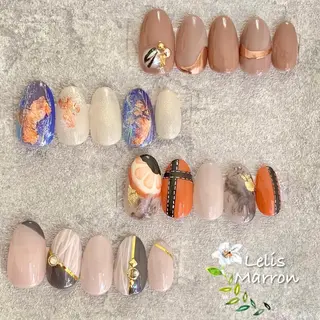 ネイル Lelis Marron所属・岸 侑李のネイルデザイン