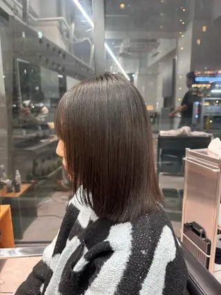 ミディアム パーマ 北村 岳久翔のヘアスタイル