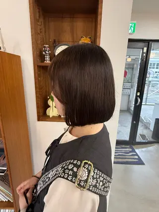 ミディアム カラー まなみ/ PORT SALONのヘアスタイル