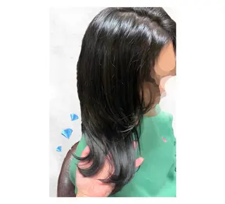 ミディアム カラー Hair Resort Noble(ヘアリゾートノーブル)所属・オオヤ カナのヘアスタイル