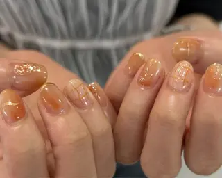 ネイル Ray. ちゅるん系ニュアンスのネイルデザイン