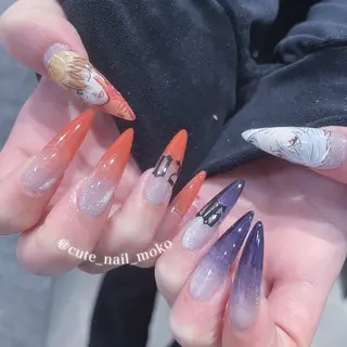 ネイル GO TODAY SHAiRE SALON原宿 Liber所属・️🫧もこ 艶感ネイル🫧のネイルデザイン