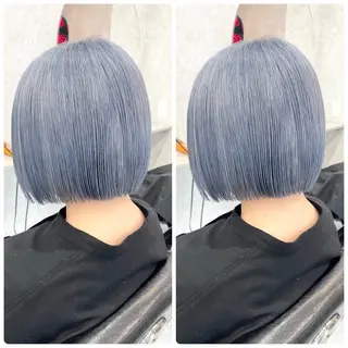 ショート 🦋ハイトーン🦋 石山 希理🦋のヘアスタイル