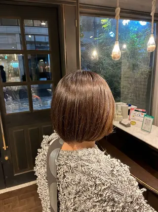 ショート カラー PANOLA下北沢店所属・ボブカットモデル募集 🌟hana🦖のヘアスタイル