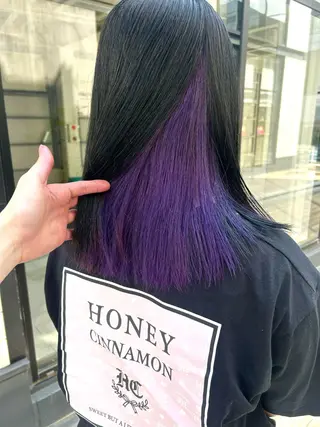 セミロング カラー ヘアアレンジ yuka .のヘアスタイル