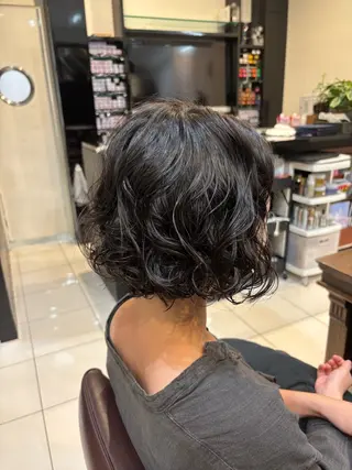 ショート パーマ Luexe所属・河辺 璃久のヘアスタイル