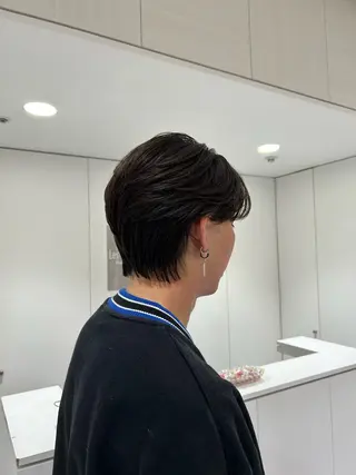 パーマ メンズ 掛川 愛菜のヘアスタイル