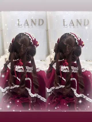 ロング ヘアアレンジ 桃瀬 綾音 カラー/縮毛募集中♡のヘアスタイル