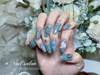 ネイル E.N🦋 長さ出し/持ち込みのネイルデザイン
