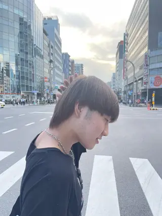 メンズ 韓国風くびれヘア/ 小顔レイヤー🧿小林のヘアスタイル