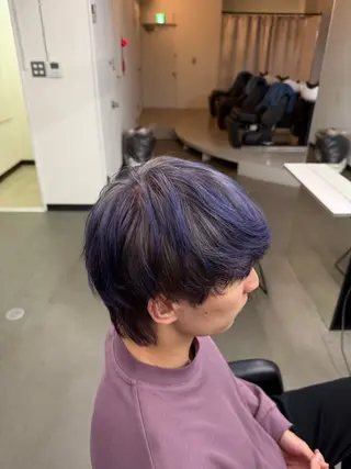 カラー メンズ 渋谷／ブリーチ／ カラーモデル／はるとのヘアスタイル