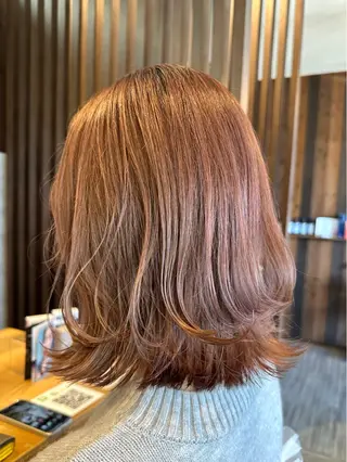 ミディアム カラー BRANCHÉ小牧/ 西尾 美月のヘアスタイル