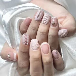 ネイル RAFFINE haru🦋🩵のネイルデザイン