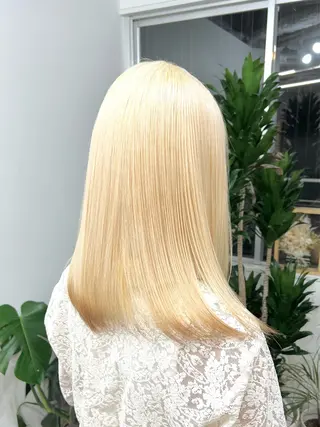 ロング カラー nico TOKYO 渋谷所属・ブリーチ　ハイトーン 特化🌈フジタハルキのヘアスタイル