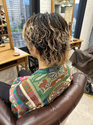 パーマ メンズ Rubik's茶屋町 MARINのヘアスタイル