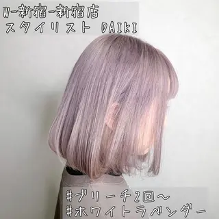 ミディアム 新宿駅近♡友達とOK 🦋W -ワット -のヘアスタイル